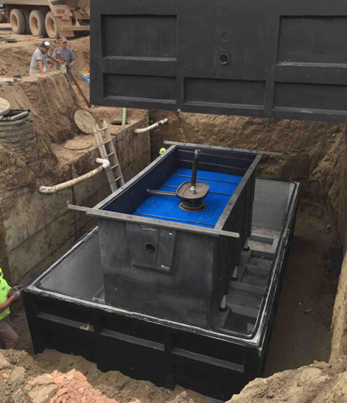 Aerobic treatment system installation — Central Florida
