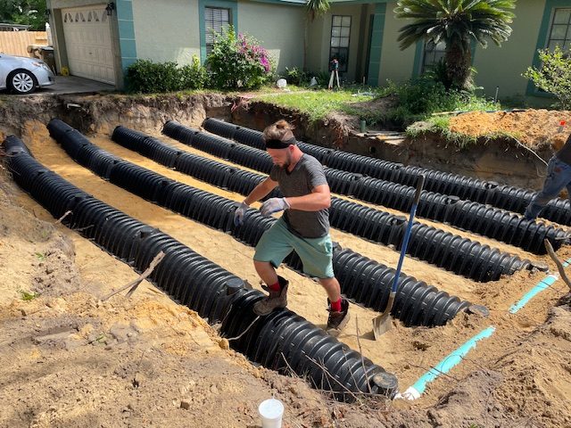 New drainfield install — Clermont, FL